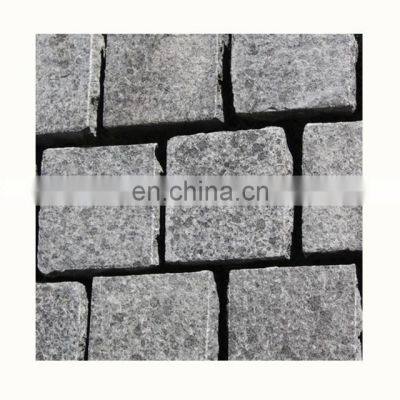 Top surface flamed granite patio paving blocks