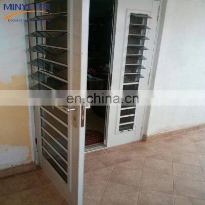 Air vent and energy saving metal french shutter door