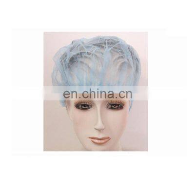 10-14gsm Colorful Non-woven Doctor Hair Net Mob Nurse Disposable Bouffant Cap