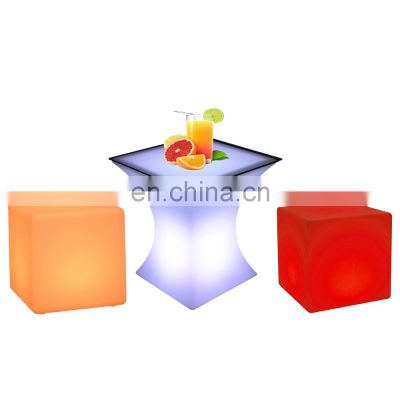 color change led cube chair led lighting bar stool bar furniture cube chair led sofa sets