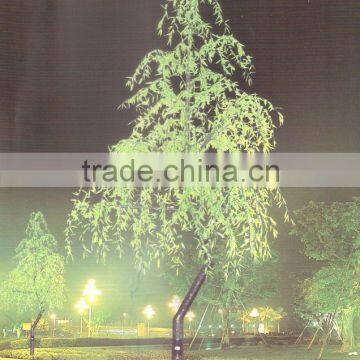 2013 hot sale 3m white green branches willow led tree light