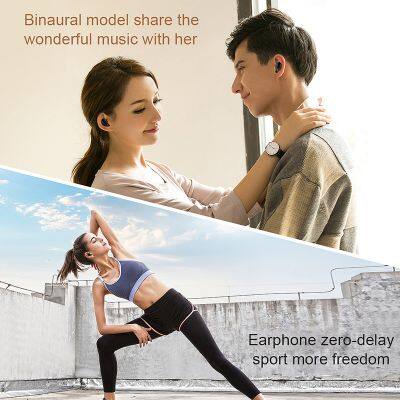 Tws Headphone Sport Hifi Sound Stereo Earbuds Ipx5 Waterproof Wireless Earphones For Mobile Phone photo-4