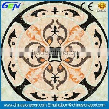 Medallions Polished Floor Waterjet Marble Medallions