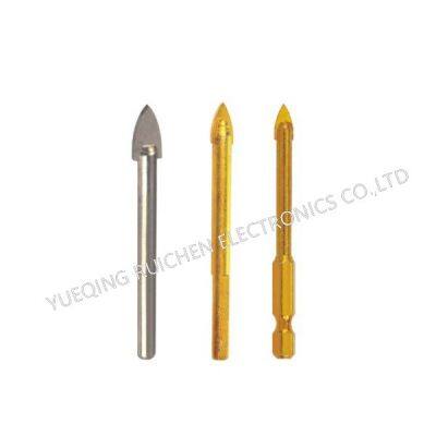 Glass Drill Bit Set Titanium Coated Spear Head for Tile Ceramic Glass Wall Drilling