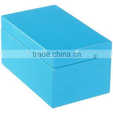 High end quality best selling Blue Lacquered Rectangle Box from Vietnam