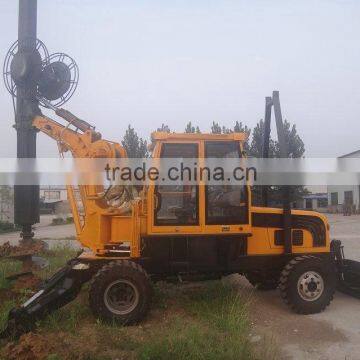 Strong recommend ! small rotary drilling rig for sale, HF-W11 hydraulic auger drilling rig