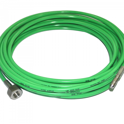 High Quality DN12 3010bar Ultra High Pressure Thermoplastic Hose 1500bar Flexible Lance Industrial Inner Pipe Cleaning
