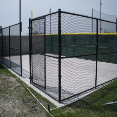 Decorative Temporary Chain Link Fence for Basketball Court and Outdoor Use photo-4