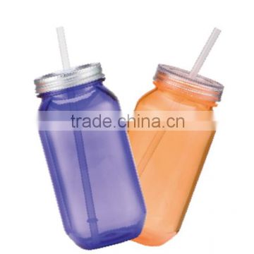 wholesale tin lid tin cover long shape plastic mason jar kitchen storage bottles and jars