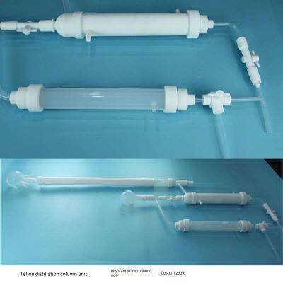Resin Filter Column, Teflon Distillation Tower Filter Device, Customizable, Resistant to Hydrogen Fluoride, Sold as a Complete Set photo-3