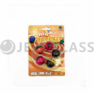 Hot Sale 35MM High Bouncy Ball Children's Toy Rubber Balls Blister Card Package photo-3