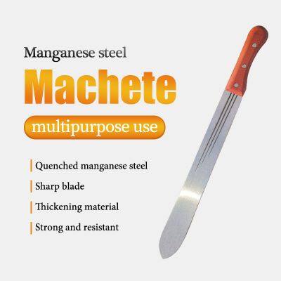 Heavy Duty Machete Knife 24 Inch, Carbon Steel Cane Cutter, Machetes for Farming and Agriculture Use