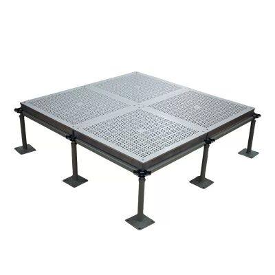 Aluminum Alloy Anti-Static Ventilated Floor Panel 600x600x55mm for Cleanroom Raised Access Floor System ( Uniform Load 1800kg) photo-3
