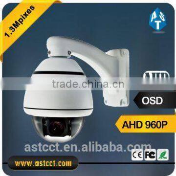 AHD Camera PTZ 10X zoom/pan/tilt 1.3 Megapixel Sony CMOS MINI PTZ Outdoor Camera 960P AHD High Speed Dome Camera with Ip66