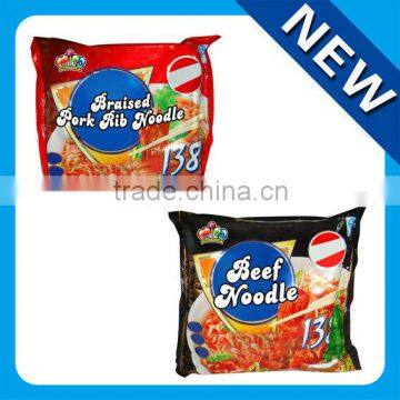 Instant noodle braised pork rib and beef flavor