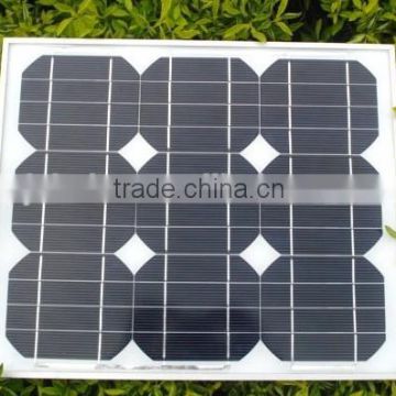 20W Monocrystalline Solar Panel Module From China Manufacturer