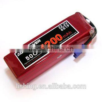 AGA POWER High capacity power battery Long cycle life 50C 5200mah li-polymer RC battery