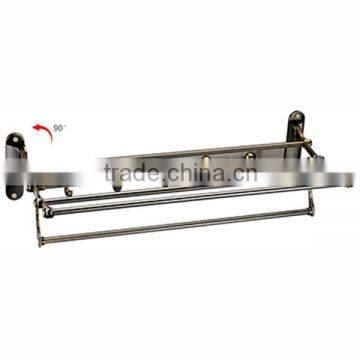Bathroom accessories stainless steel wall folding towel racks