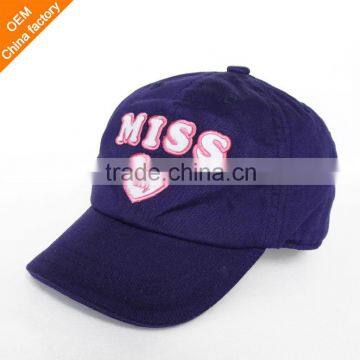 custom cotton kids cap children baseball cap