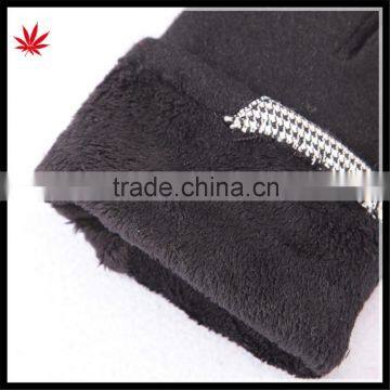 Men's Affordable Spandex Velvet Touch-screen Gloves photo-2
