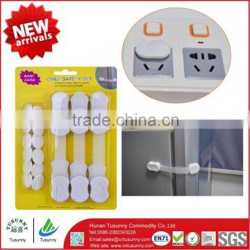 safety first child locks and first USA socket cover baby furniture set