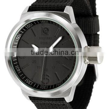 Men Army Style Navy Army Watch Military Royale Nylon Strap Watch MR076