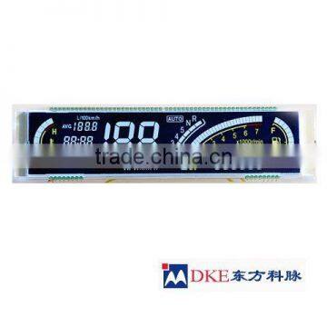 LCD display for auto motor