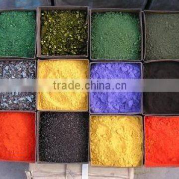 Inorganic pigment iron oxide red for coating