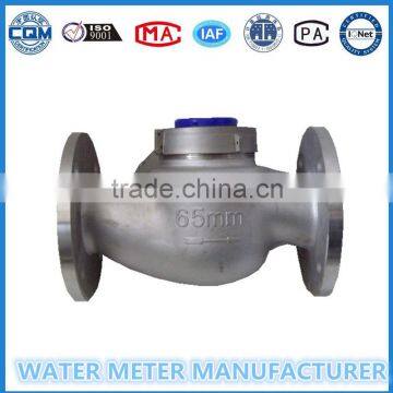 Multi jet dry dail stainless steel woltman water meter