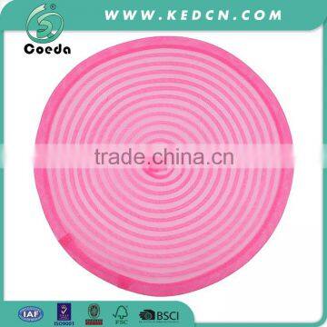 Orange Round Nylon Table Placemat