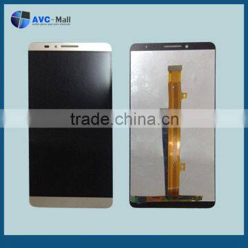 hot selling for Huawei Mate 7 MT7-TL00 LCD screen and digitizer assembly gold