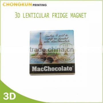 Custom 3d fridge magnet/paper fridge magnet with epoxy