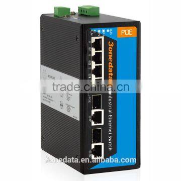 6-port Industrial PoE Switch with 4 ports PoE