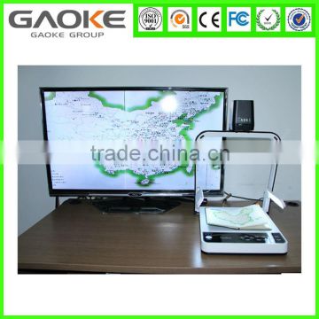 Professional manufacturer of education equipment Gaoke 9000 series visualizer document camera with 3d software lowes color