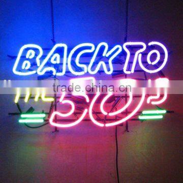 BACKTO Neon Sign