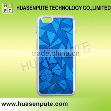 For Apple Iphone6 Triangular Pattern Plastic Phone Case Shockproof Back Cover