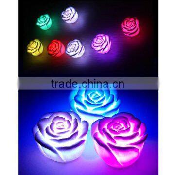 LED Romantic Rose Flower 7 Color Changed Changing Lamp LED Night Lights Light photo-2
