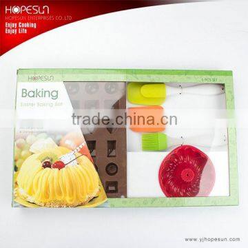 Silicone bakeware set kids baking set food grade colorful