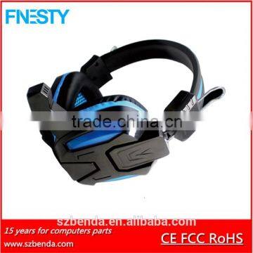 2016 OEM new design USB noise cancelling gaming headphones HD805