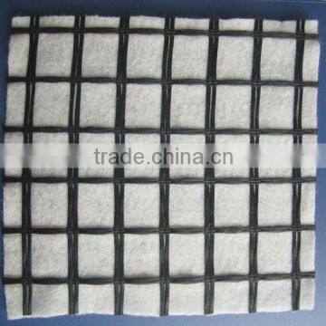 warp-knitting reinforced composite PP woven geotextile