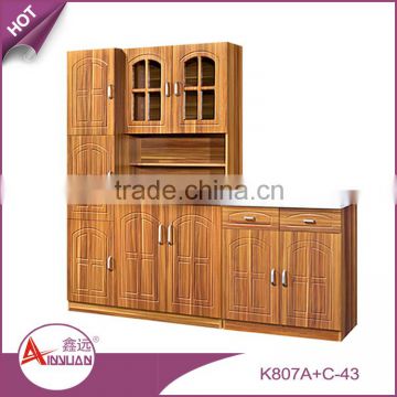 Africa style hot sale home furniture simple mdf kitchen cupboard cheap wood whole kitchen cabinet set