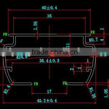 Aluminium Rolling Curtain Profile 4