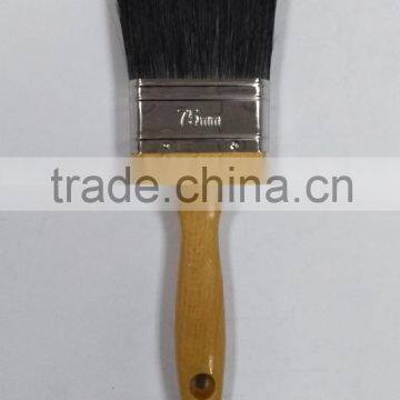 professional paint brush black natrual bristle with wooden handle