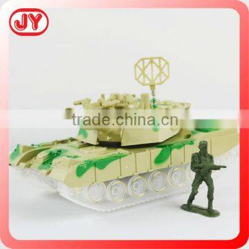 Hot selling plastic friction toy tank with music and light