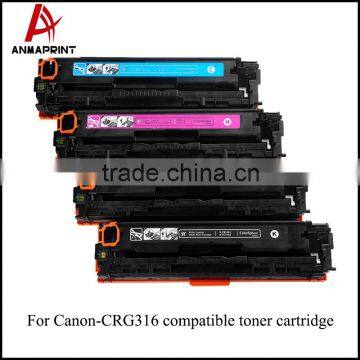 Colored CRG316 compatible toner cartridges use for Canon LBP5050/5050N laser toner cartridge CRG-316