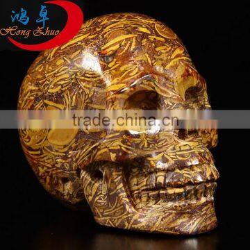 Super Rock Crystal Singing Skull Beautiful Carving Crystal Skull For Sale Natural Hollow Skull Wholesale