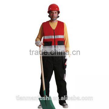 2015 Industry Reflective Workwear Vest Customed High Visibility Working Vest