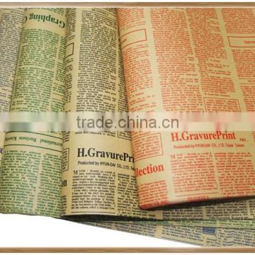 newspaper wrapping paper 100g kraft wrapping paper waterproof