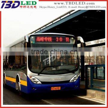 bus advertising outdoor led display,led bus display screen sign,Vehicle used led display moving message sign