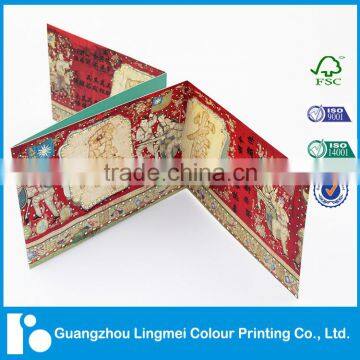 Guangdong printing factory cheap high quality tri-fold matte laminate brochure                        
                                                Quality Choice